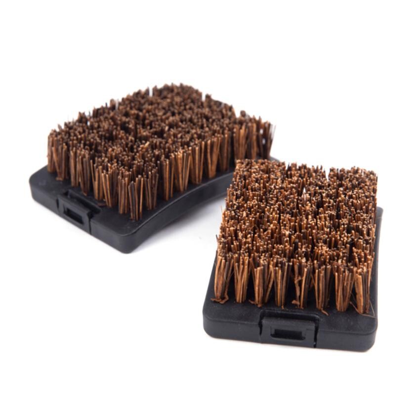 GrillPro Palmyra Grill Brush Replacement Heads - 2 Pack - 77658 - Heads - White Background thumbnail
