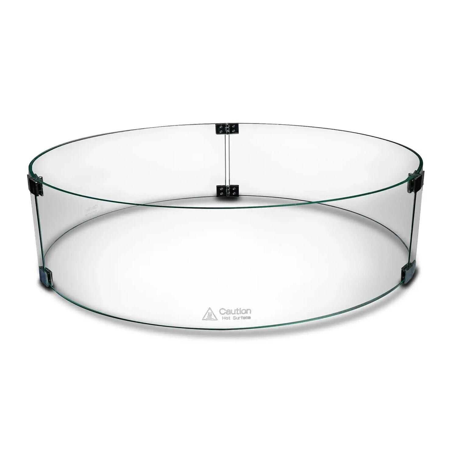 Glenwood Round Glass Wind Guard by Lakeview Outdoor Designs