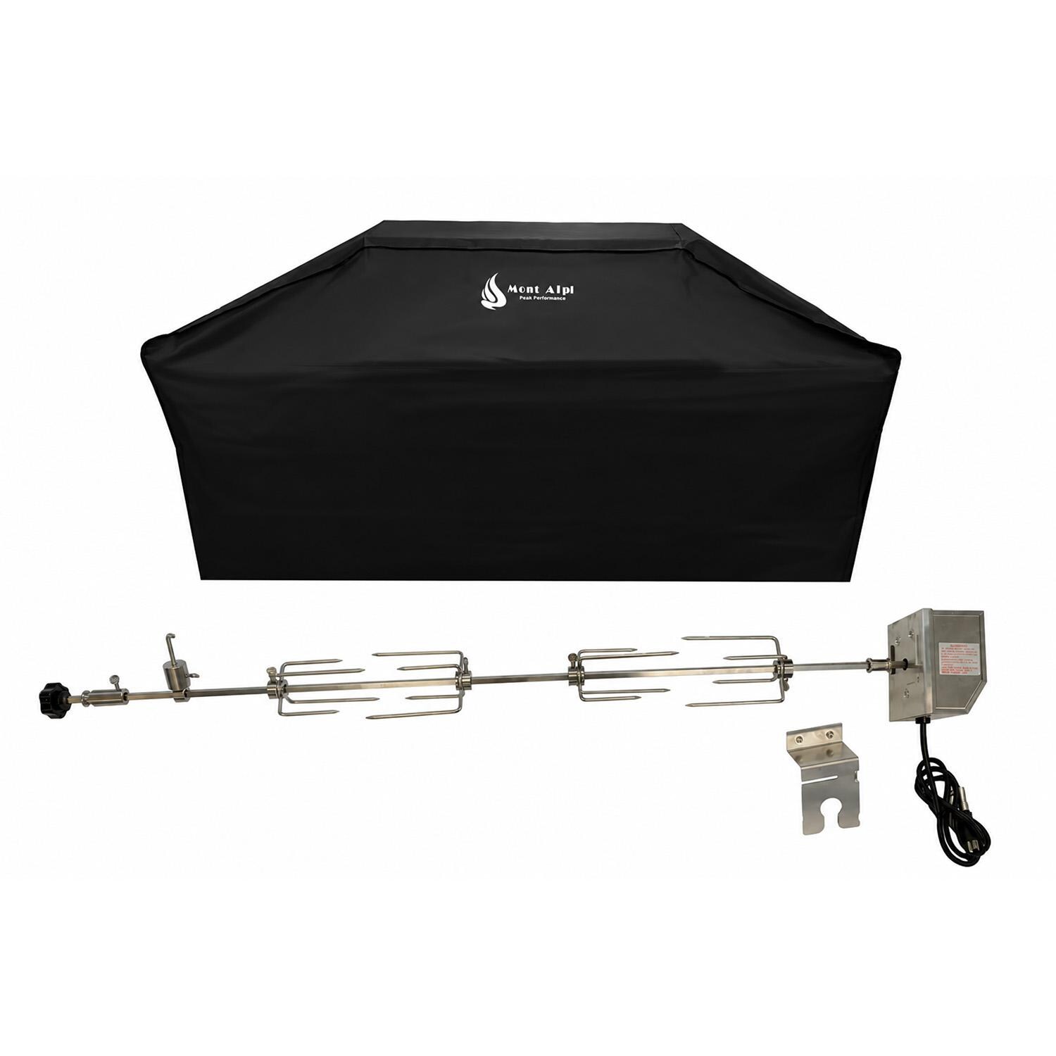 Mont Alpi Freestanding Rotisserie/Cover Bundle - White Background thumbnail