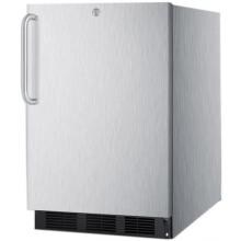 Summit Commercial 24-Inch 5.5 Cu. Ft. Outdoor Rated Beverage Center - Stainless Steel - SPR7OSST image