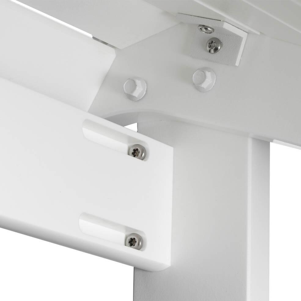 Adirondack MGP Outdoor Lounge Chair By Telescope Casual - Hardware Detail (Shown in Textured Snow) thumbnail