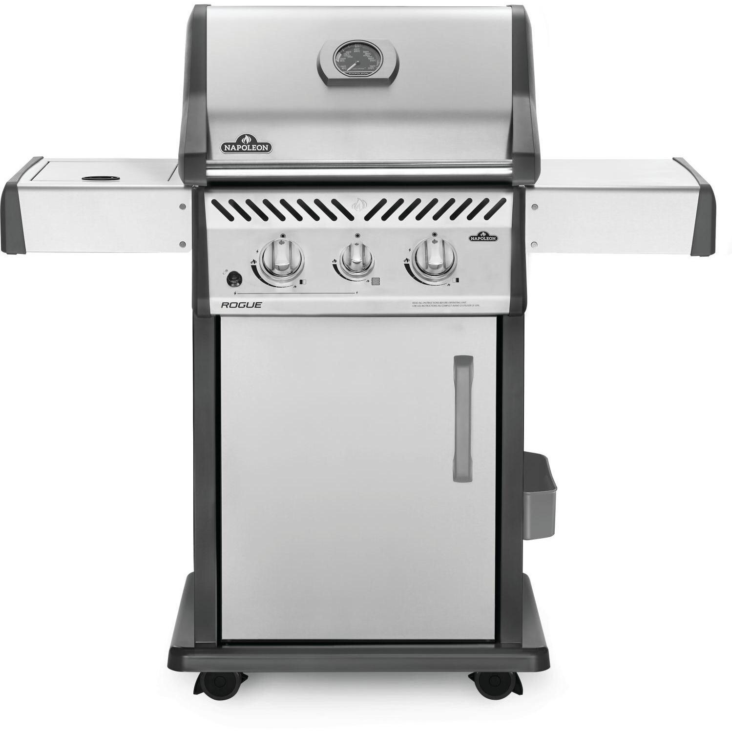Napoleon Rogue 365 Propane Gas Grill with Infrared Side Burner - R365SIBPSS