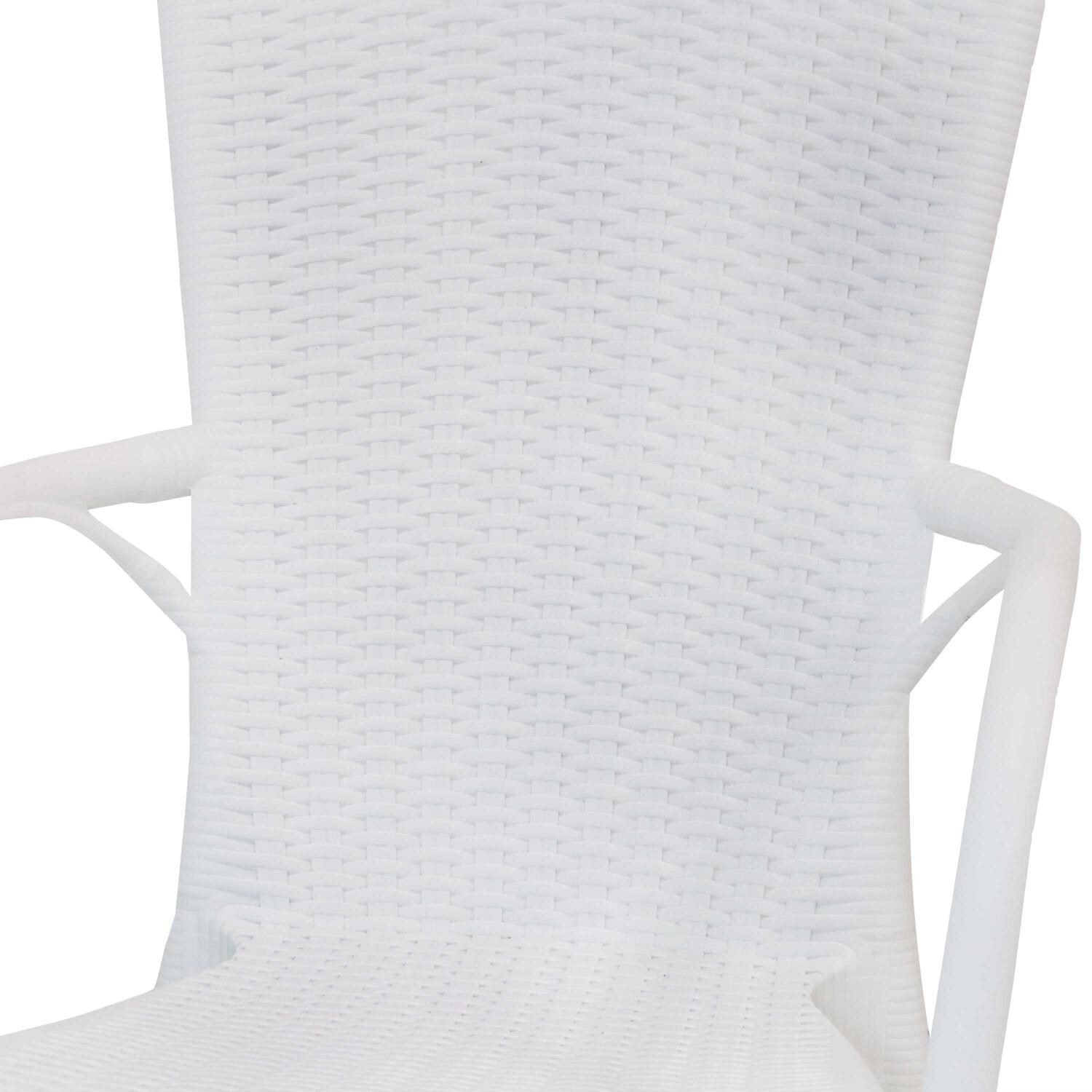 Ultimate Patio 2 Piece Stackable Outdoor Patio Dining Chair Set - Close-Up thumbnail