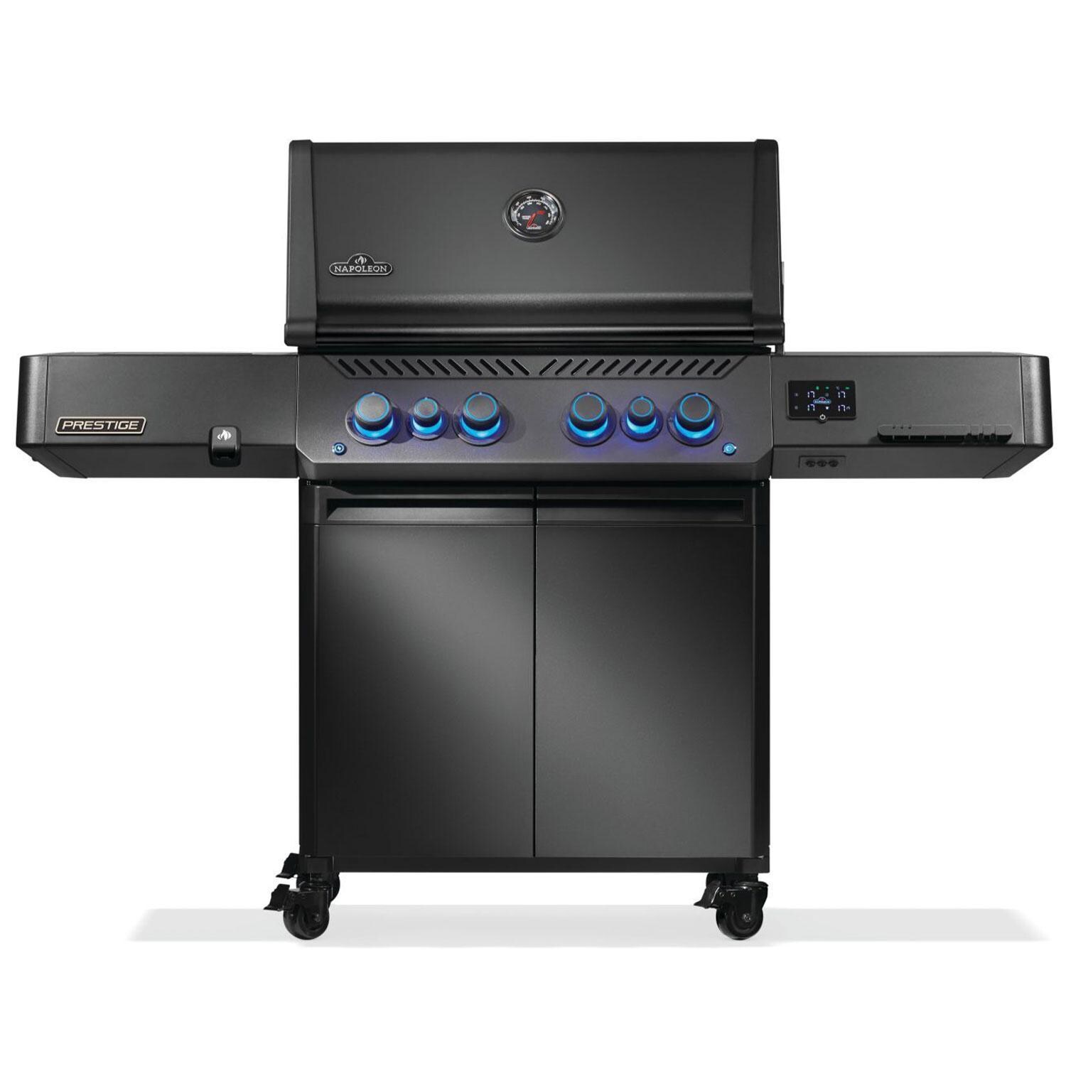Napoleon P500VXRSIBPK-PHM Phantom Prestige 500 Connected Propane Gas Grill w/ Infrared Side & Rear Burner - Black - Display - White Background thumbnail