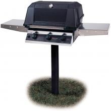 MHP WHRG4DD Hybrid Natural Gas Grill W/ SearMagic Grids On In-Ground Post image