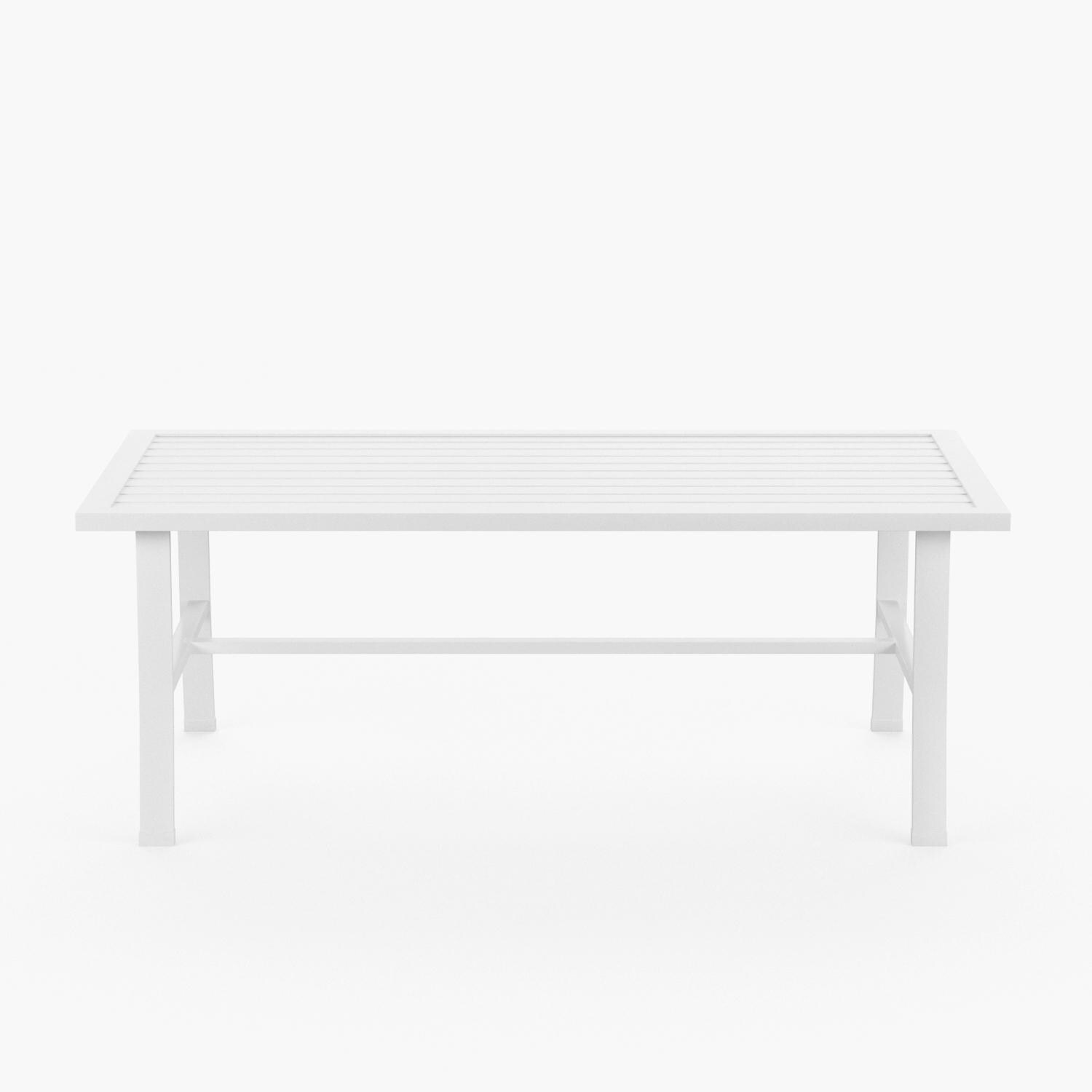 Sunset West - 501-CT - Bristol 43 X 22 Rectangular Aluminum Patio Coffee Table - Long Side thumbnail