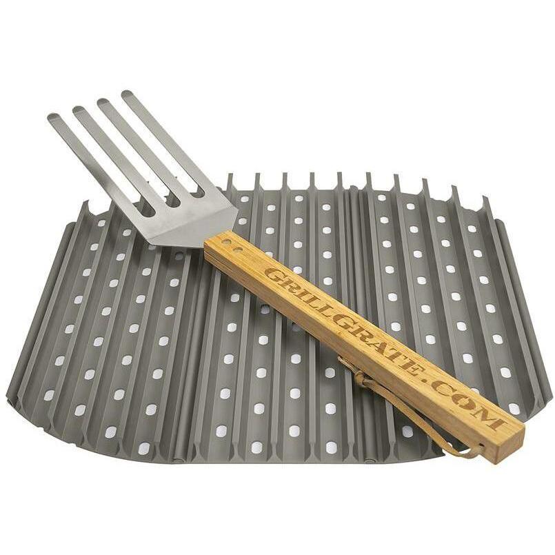 GrillGrate 18-Inch Hard Anodized Aluminum 3-Panel Grill Surface Set - Full View thumbnail