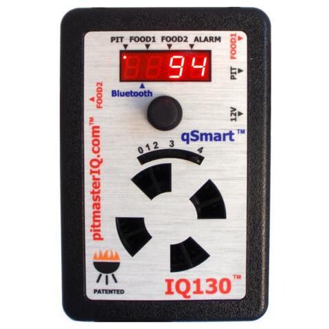 Pitmaster IQ130 Bluetooth BBQ Temperature Regulator Kit - Front View of Controller thumbnail