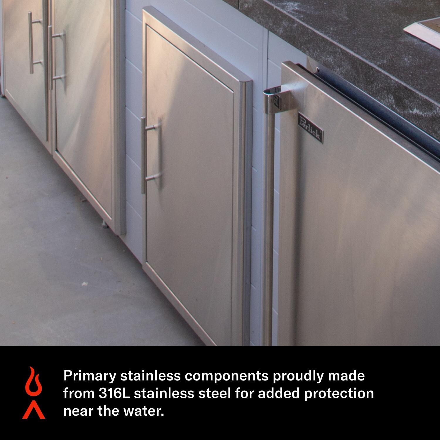 Blaze BLZ-SINGLE-2417-R-SC-MG 21-in Marine Grade Single Access Door - Vertical - Lifestyle thumbnail