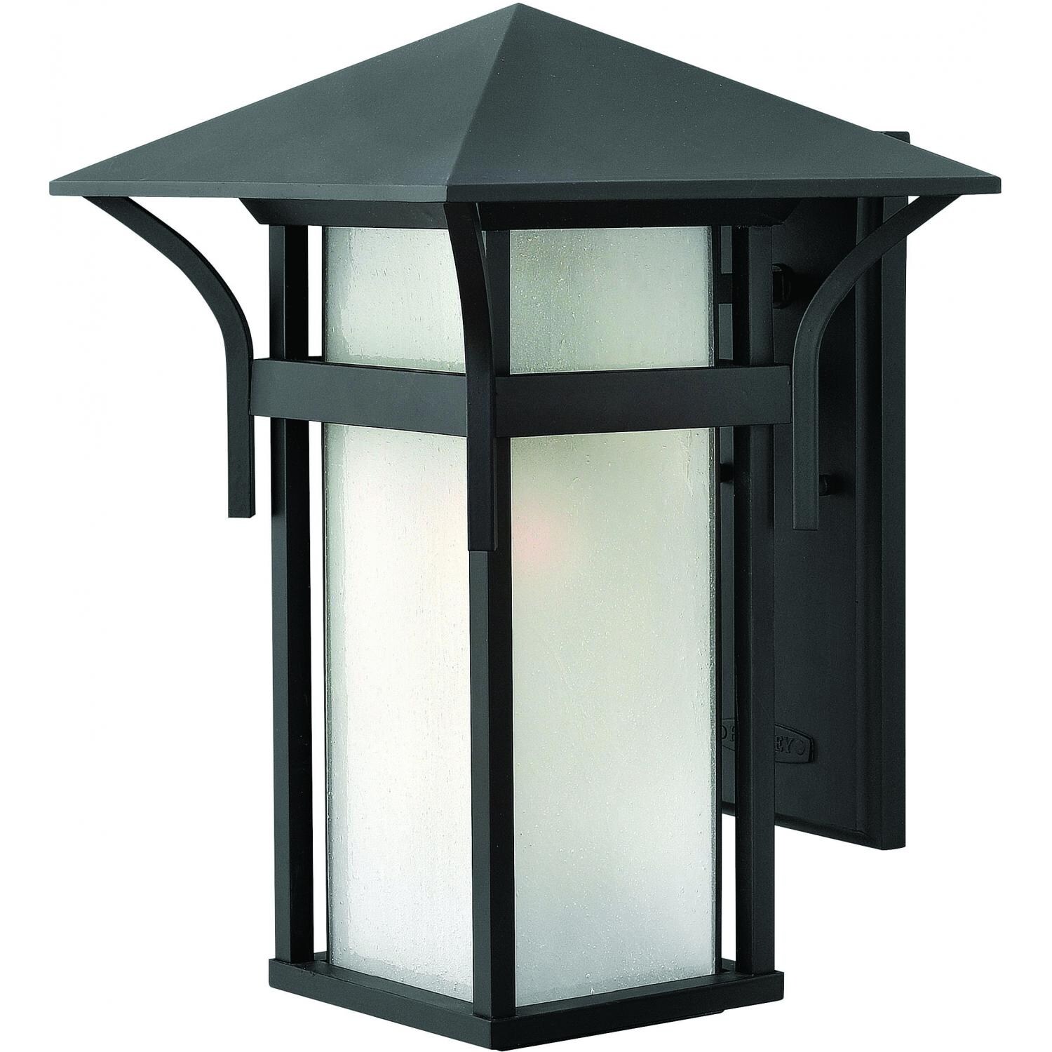 Hinkley Lighting Harbor One Light 16-Inch LED Outdoor Wall Light - Satin Black - 2575SK-LED