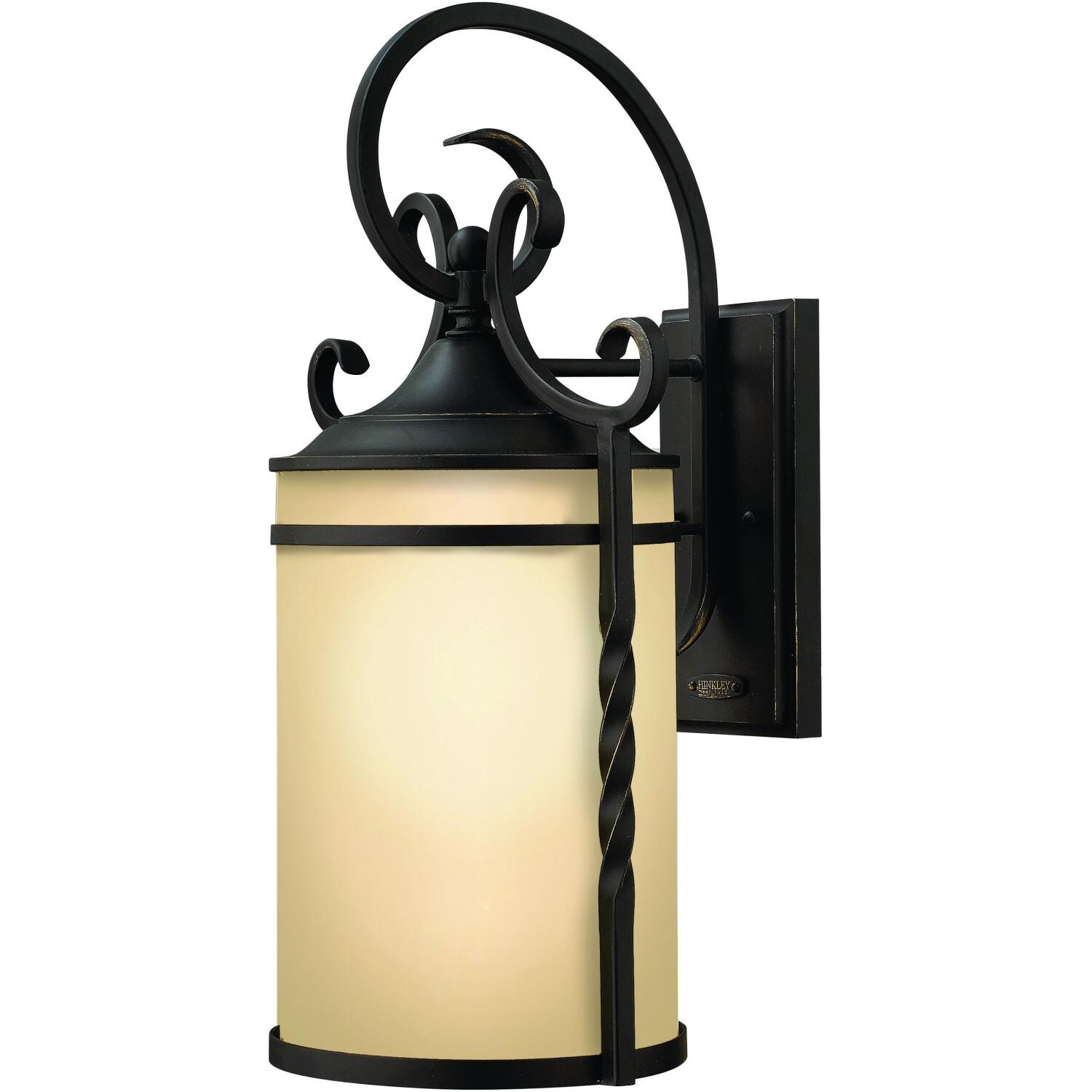 Hinkley Lighting Casa One Light 21-Inch Outdoor Wall Light - Olde Black - 1145OL