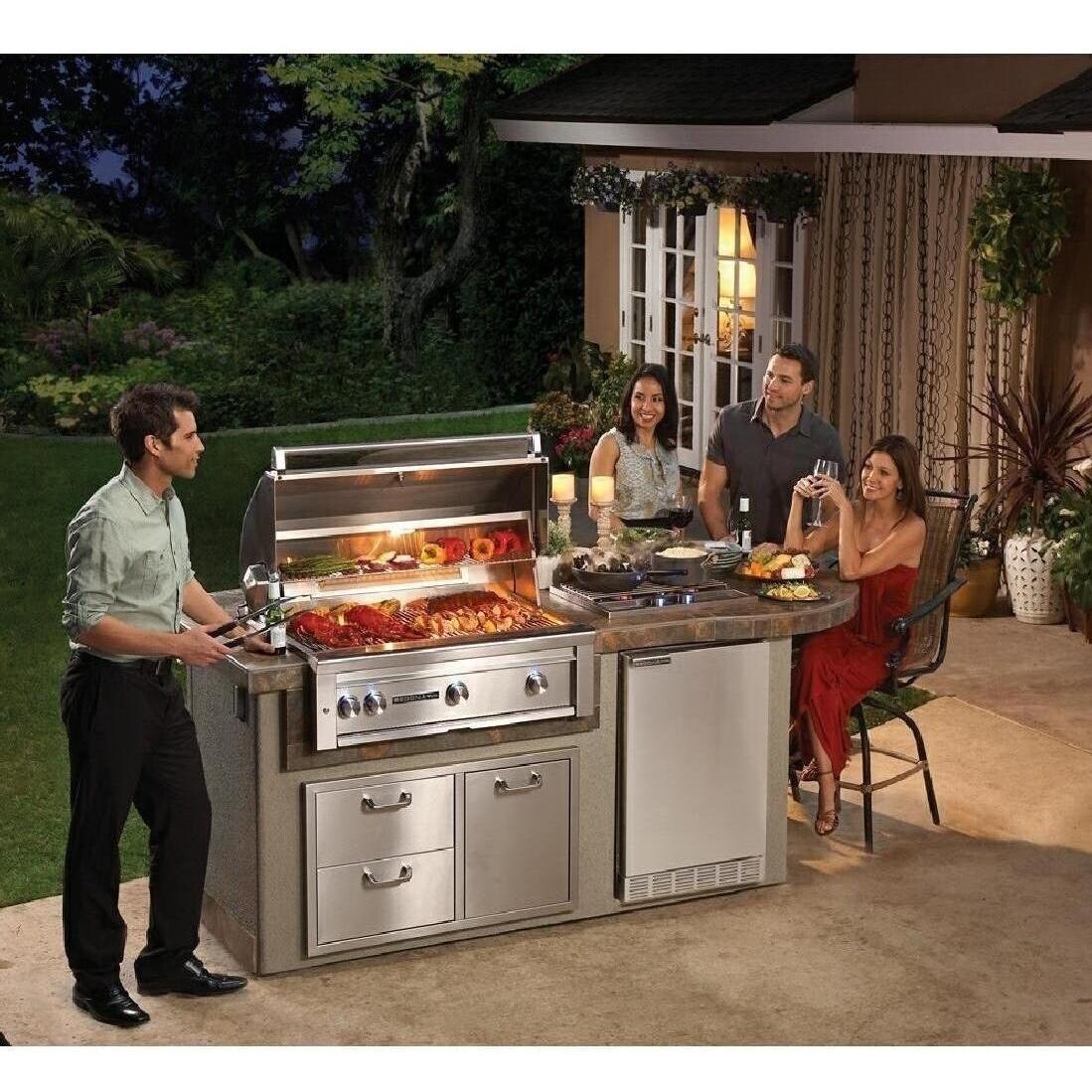 Sedona By Lynx 36 Inch Natural Gas Built-In Grill With ProSear Burner And Rotisserie - Lifestyle View thumbnail