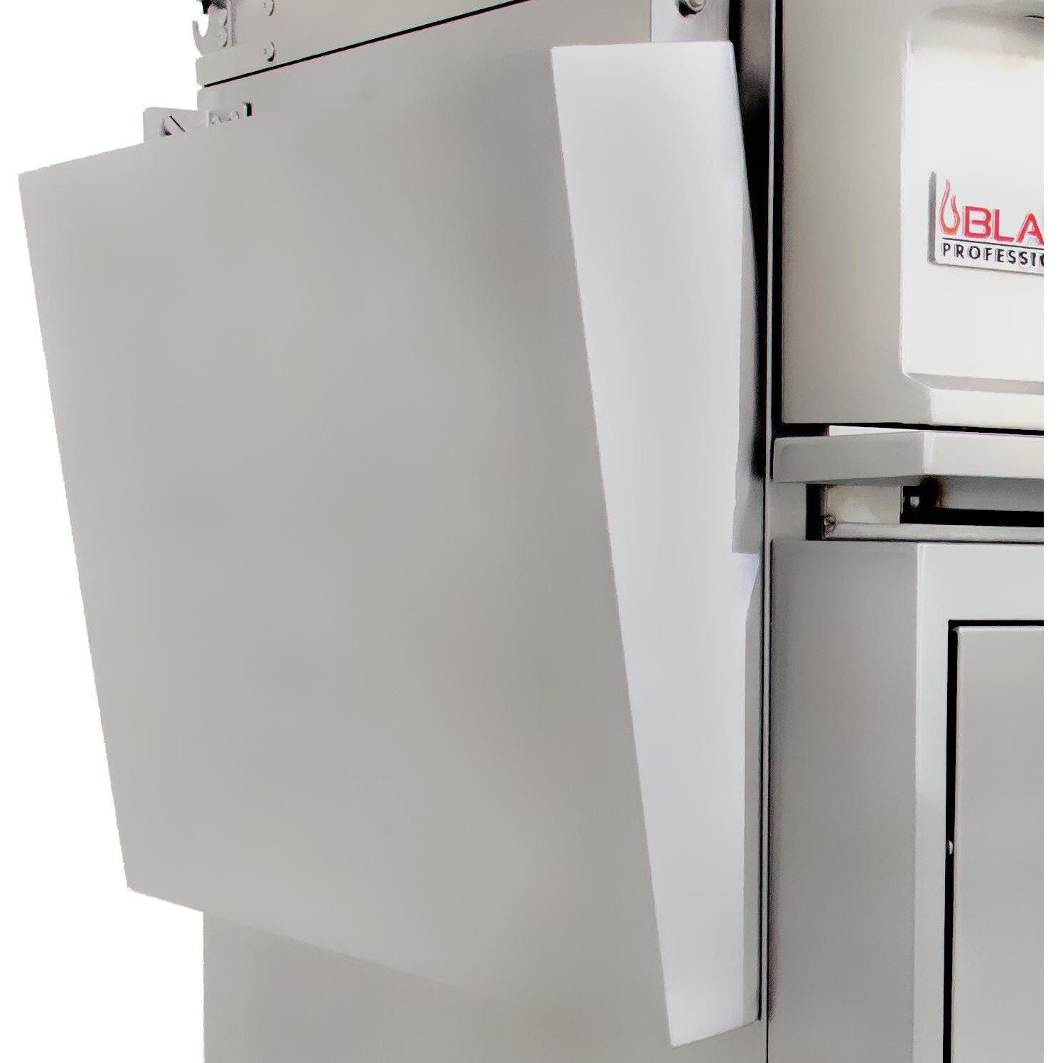 Blaze Professional Freestanding Gas Grill - Side Shelf Folded Down thumbnail