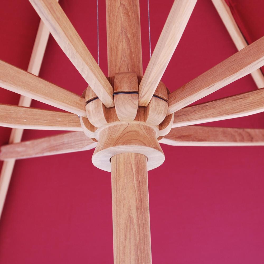 Galtech 11 Ft. Octagonal Patio Umbrella W/ Crank Lift - Hub Detail thumbnail