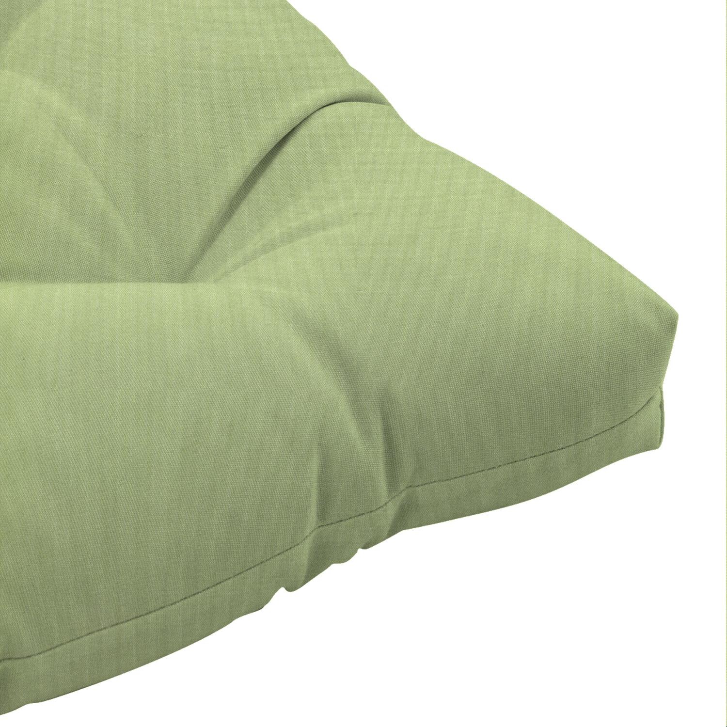 Sunbrella Canvas Parrot Extra Large Outdoor Replacement Seat Cushion By UltimatePatio.com - Corner Detail thumbnail