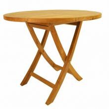 Anderson Teak Bahama 35 X 35 Inch Teak Folding Patio Dining Table