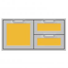 Hestan 42-Inch Double Drawer And Single Storage Door Combo - Sol - AGSDR42-YW image