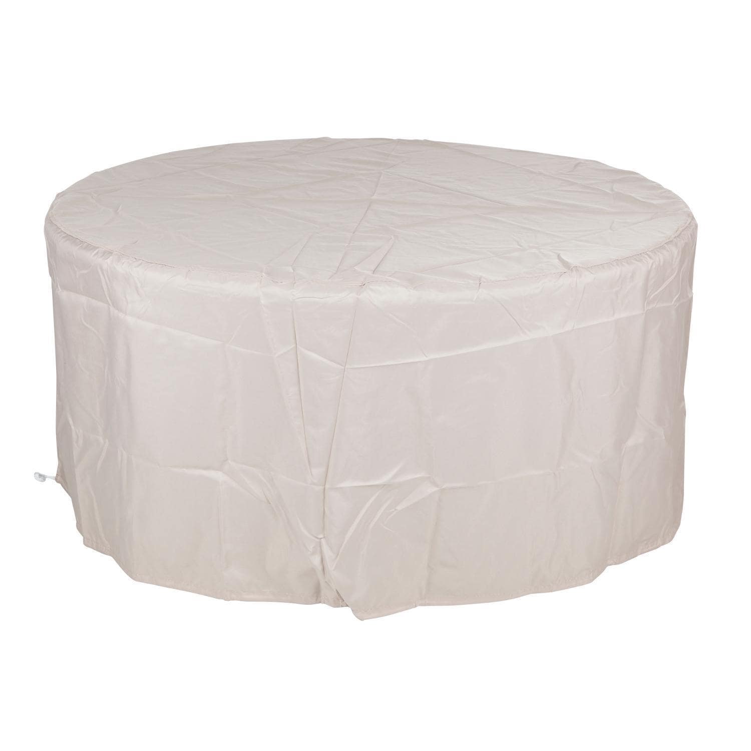 Ultimate Patio Magnolia Way 50,000 BTU Propane Round Fire Pit Table - Woven Cast Aluminum - Included Fire Pit Cover thumbnail