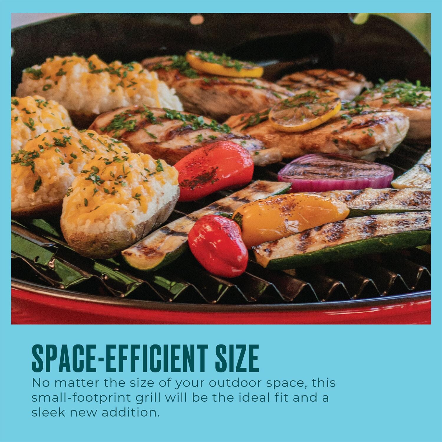 Charbroil 25302150 Bistro Pro 180 Electric Grill - Tabletop Red - Efficient Size for Grilling - Detail thumbnail