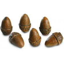 Peterson Real Fyre Decorative Acorns - Set Of 6