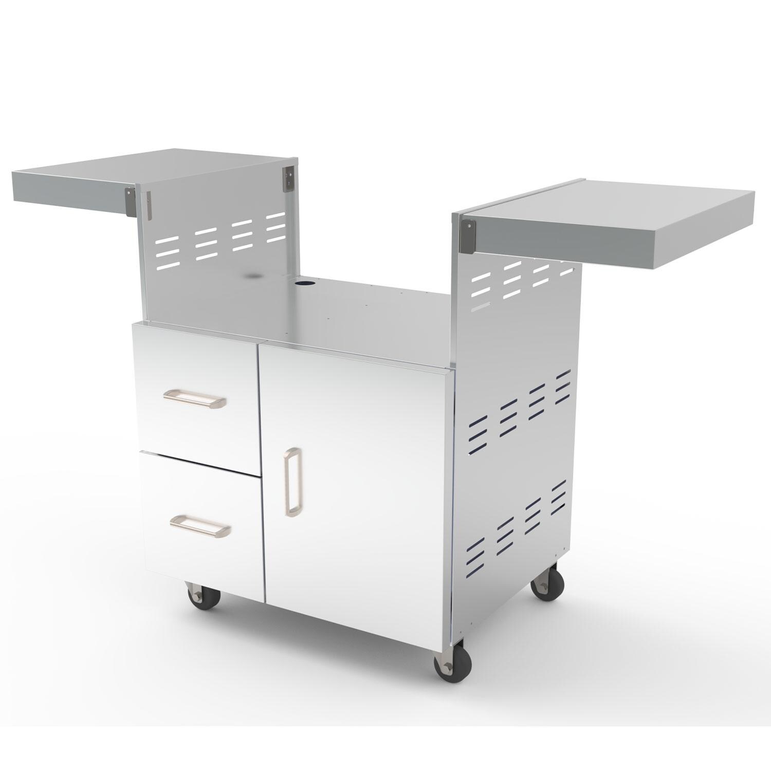 Wildfire 30 Inch SS Griddle Cart - Display - White Background thumbnail