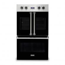 Viking Professional 7 Series 30-Inch Built-In French Door Convection Double Electric Oven - Black - VDOF7301BK image