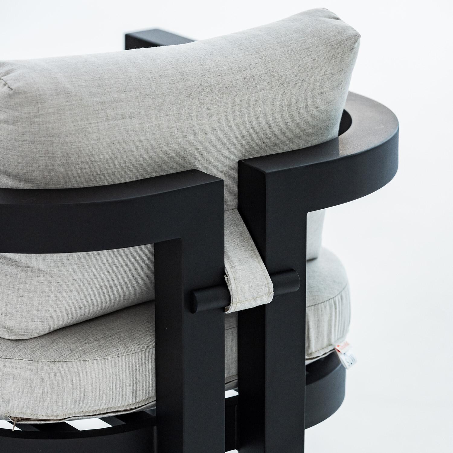 Malibu 2 Pc Aluminum Seating Set By Sunset West - Back Rest - Detail thumbnail