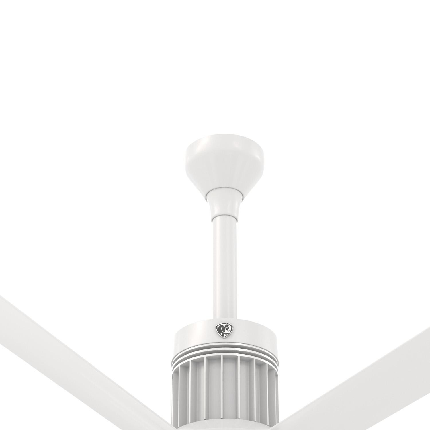 Big Ass Fans 12-Inch i6 Downtube Assembly in White (Flat/Sloped Ceiling 11.5 - 12.5 ft.) - 009059-729-12