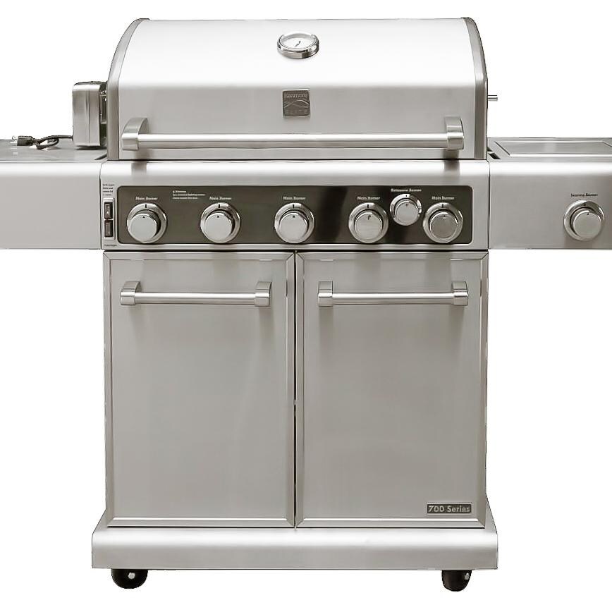 Kenmore Elite 30Inch 5Burner Freestanding Propane Gas Grill With