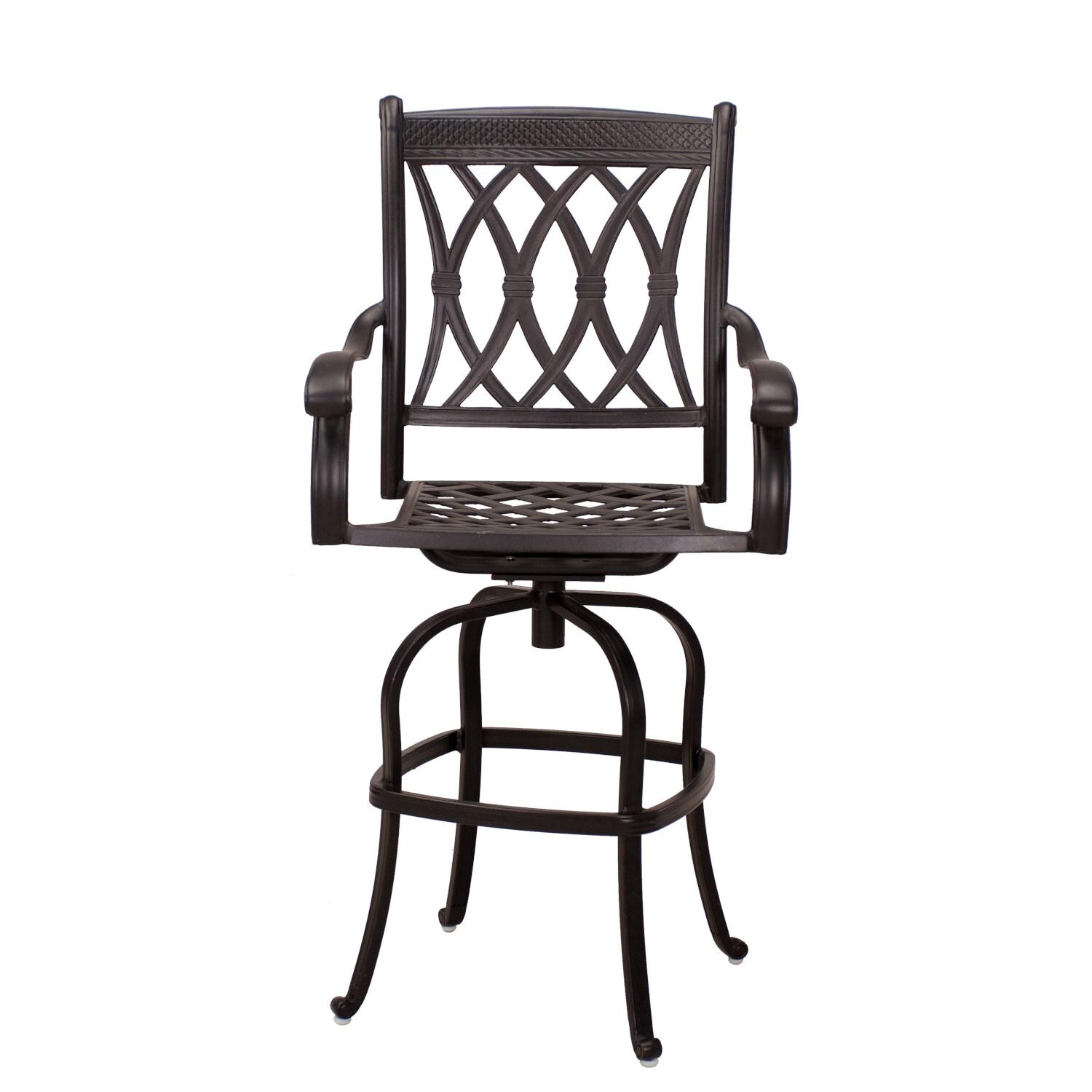 Darlee 201660-5PC-60K Capri Cast Aluminum Bar Stool - Frame thumbnail