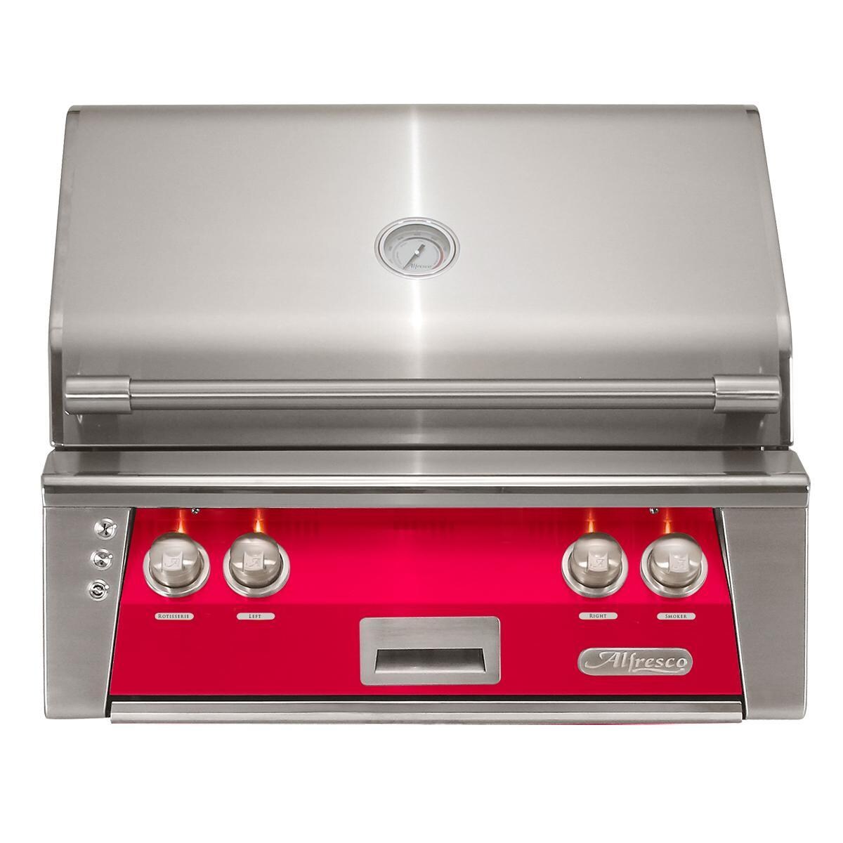 Alfresco Grills ALXE-30SZ-NG-S3027 Alfresco ALXE 30-Inch Built-In Natural Gas Grill With Sear Zone And Rotisserie in Raspberry Red thumbnail