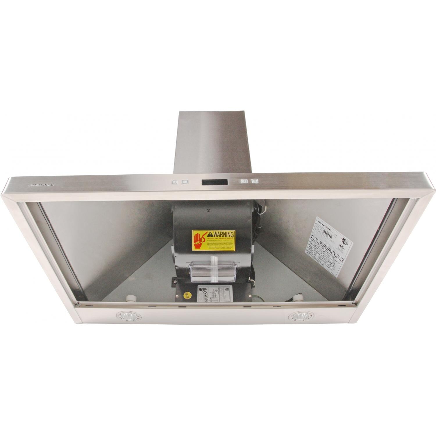 Cavaliere 36-Inch 900 CFM Island Mounted Range Hood - Dual Chamber Motor (Wall Mounted Hood Shown) thumbnail
