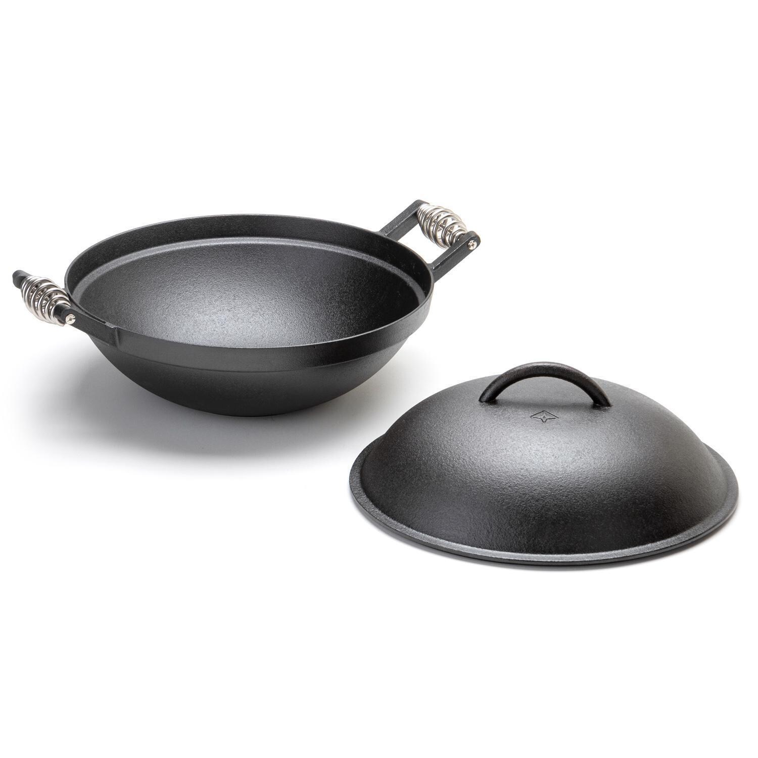 Barebones Living CKW-312 All-In-One Cast Iron Grill - Grill Bowl With Lid - Detail thumbnail