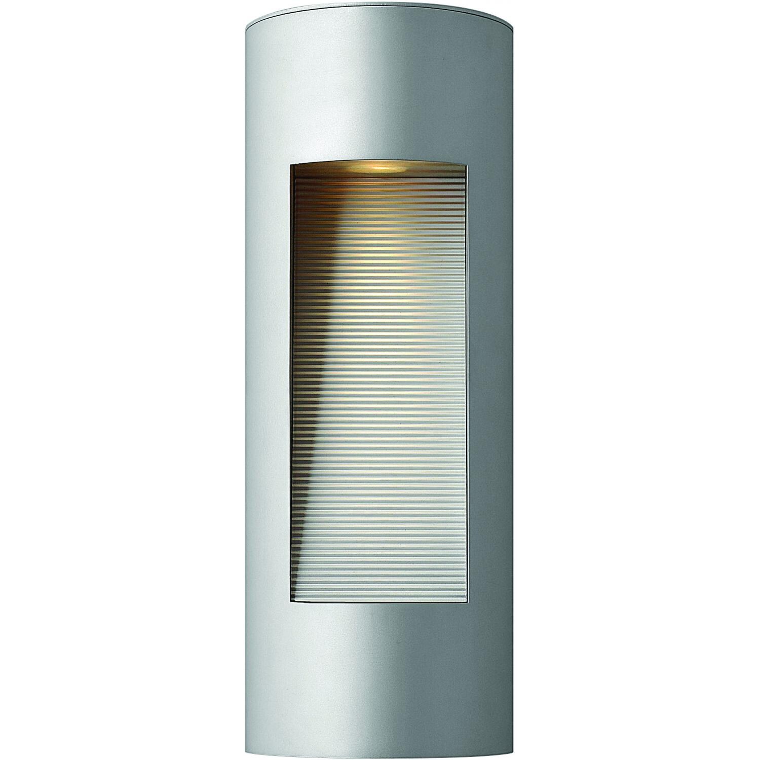 Hinkley Lighting Luna 1660TT-LED 5.50W Two Light LED Outdoor Wall Sconce - Titanium thumbnail
