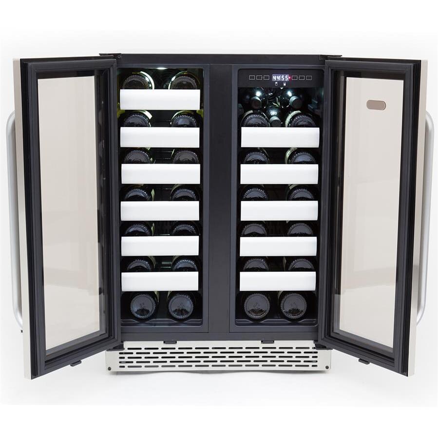 Whynter Elite 40 Bottle Steel Door Dual Zone Built In Wine Refrigerator: Interior thumbnail
