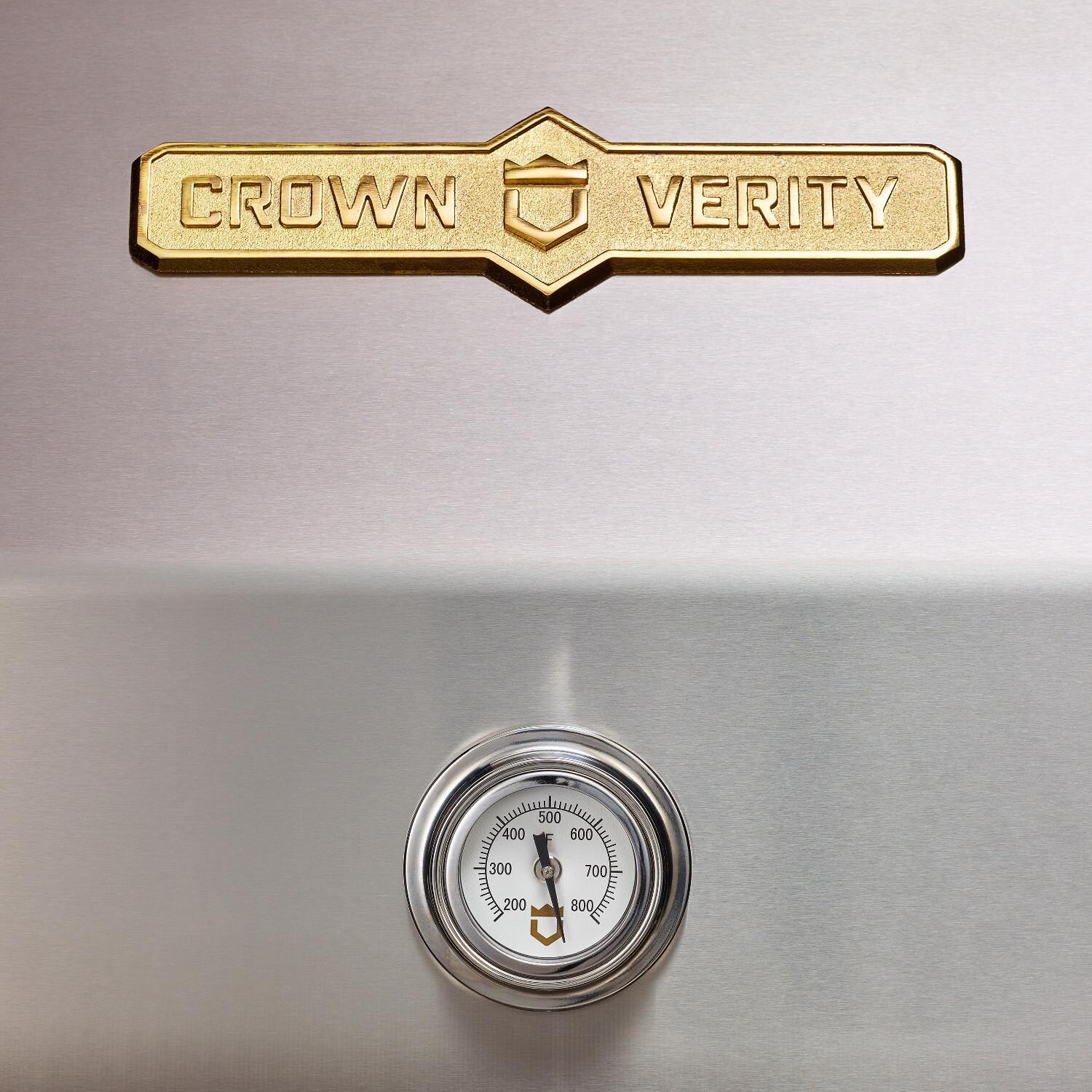 Crown Verity IGM24LP-LT Infinite Series 24-Inch Modular Propane Gas Grill W/ Lights - Lid Thermomoter & Logo Badge