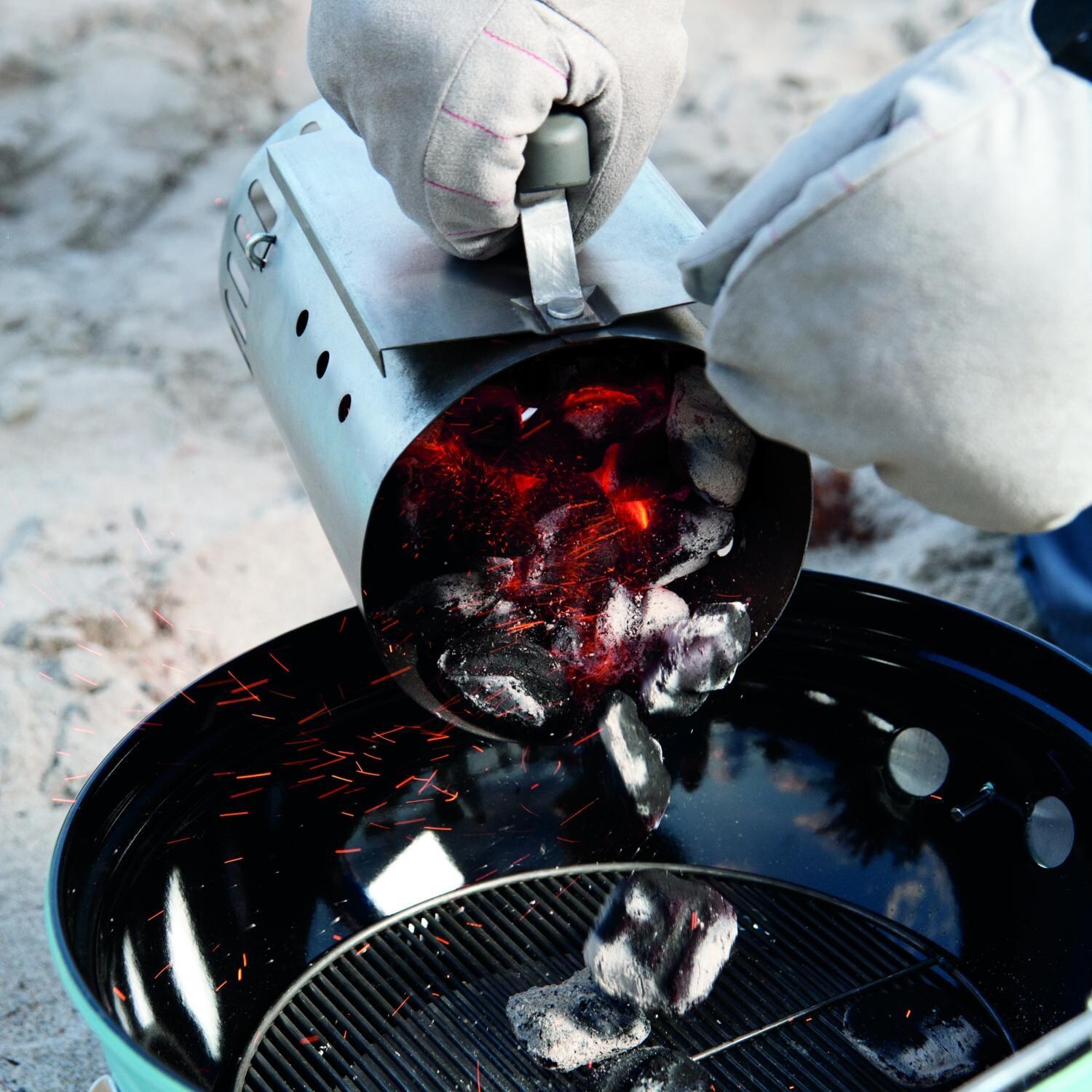 Weber Compact RapidFire Charcoal Chimney Starter - Full View thumbnail