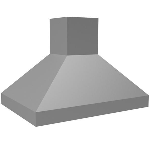 Vent-A-Hood 36-Inch Euroline Pro Series 550 CFM Island Range Hood & Duct Cover for 8 ft Ceilings - Stainless Steel - EPIH18-236 SS