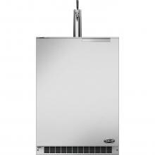DCS 24-Inch 5.7 Cu. Ft. Left Hinge Outdoor Rated Single Tap Beer Dispenser / Kegerator - RF24TL1 image