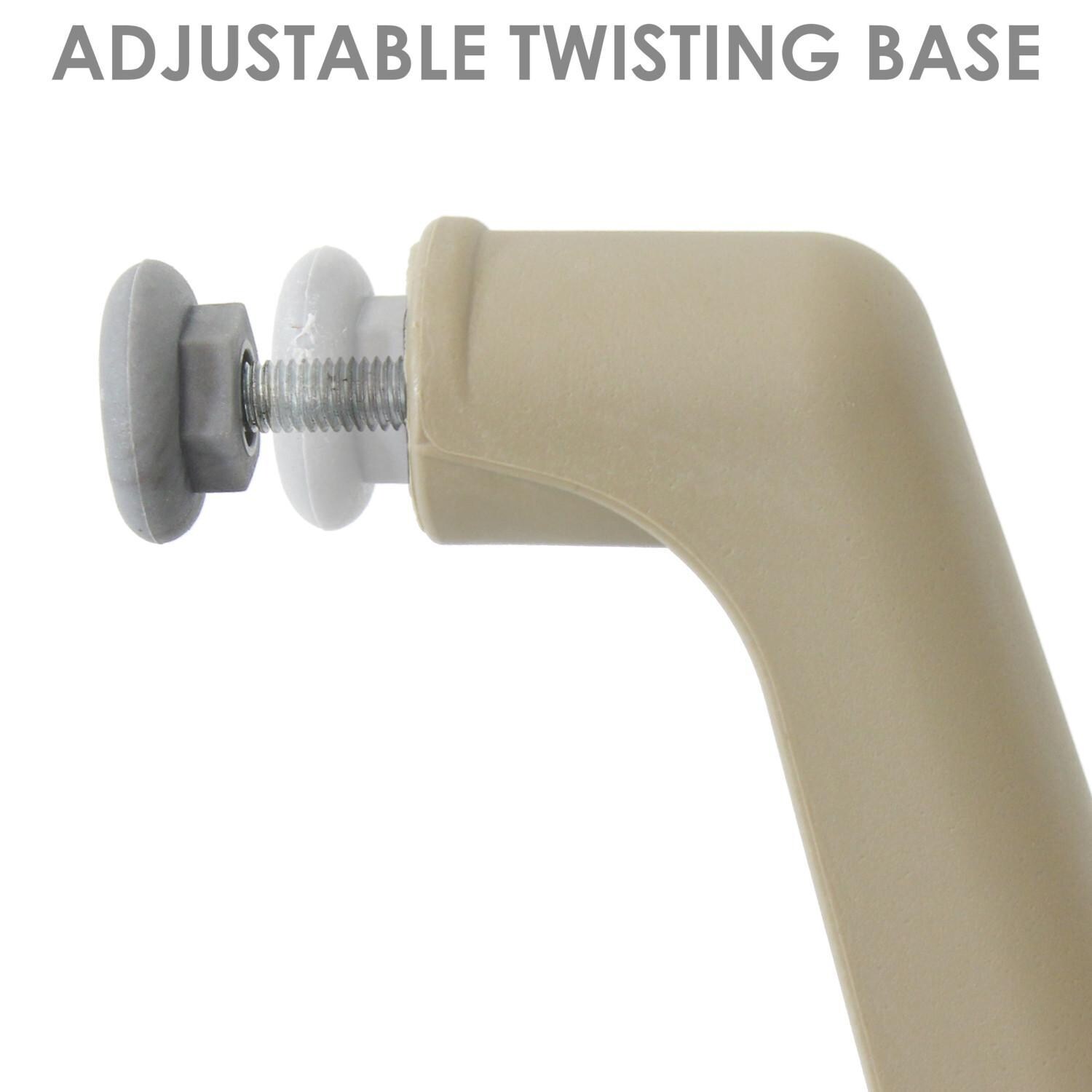 Ultimate Patio All-Weather Square Foldable Plastic Table - Adjustable Feet thumbnail