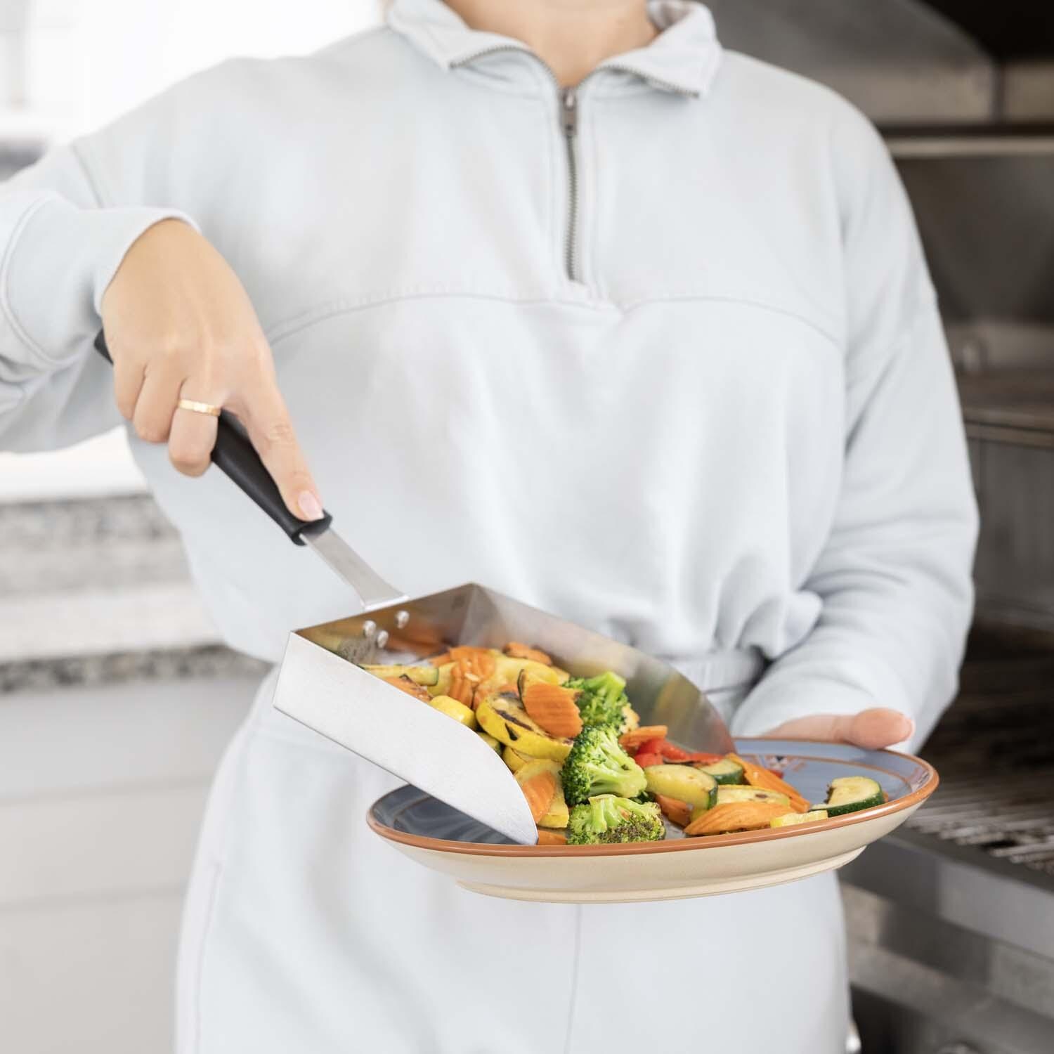 Outset  76598 Griddle Shovel - Serving Food - Lifestyle thumbnail