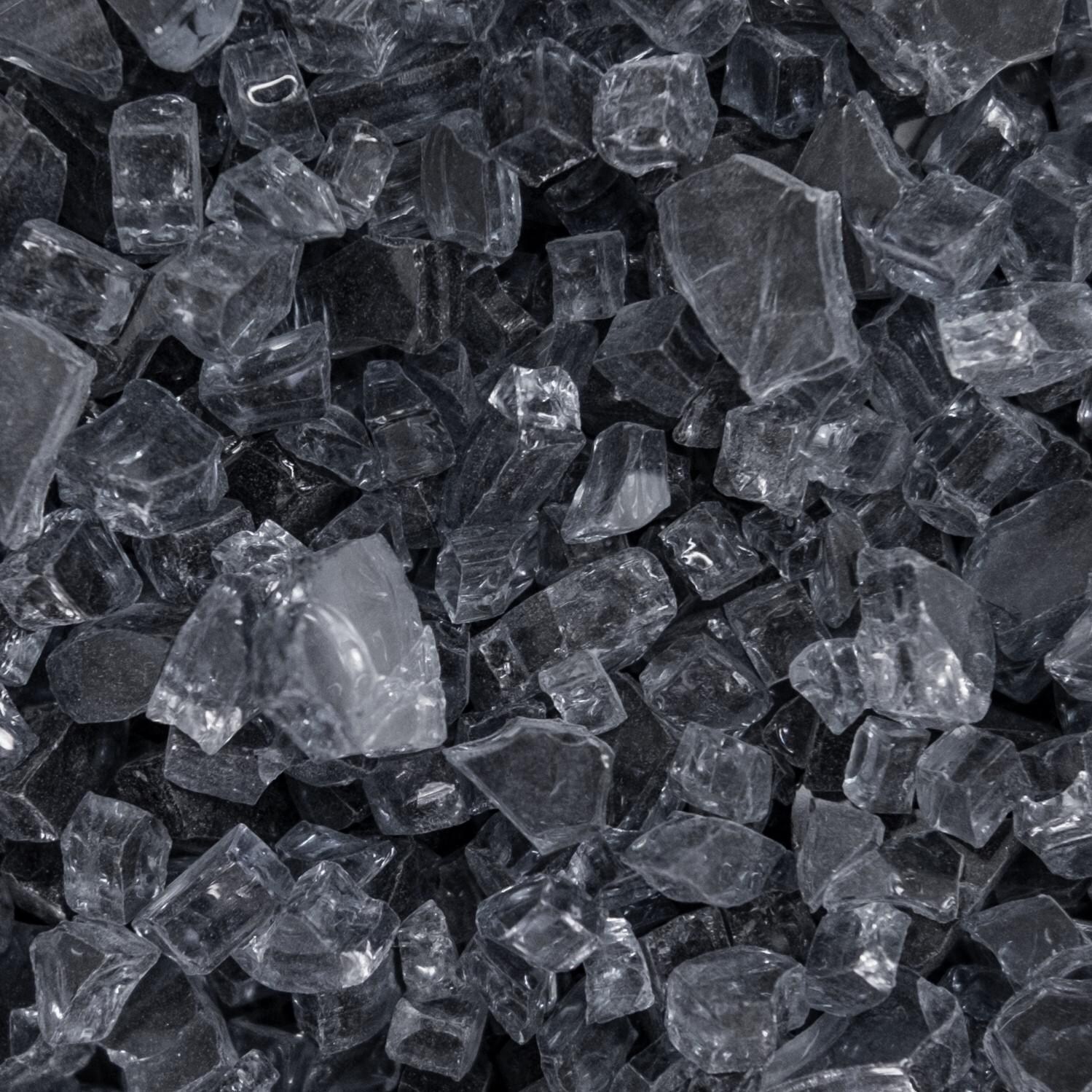 BBQGuys Signature Series 1/4-Inch Storm Gray Non-Reflective Fire Glass - Close-Up thumbnail