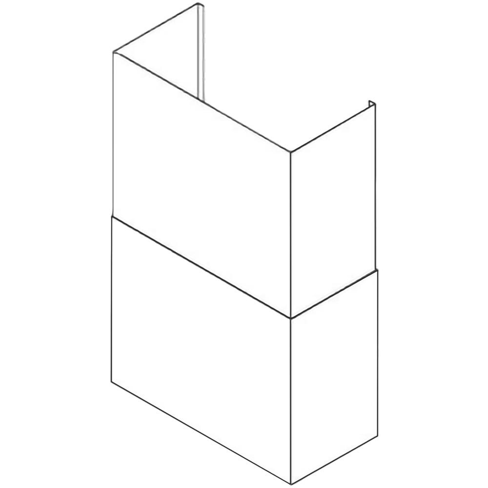 Trade-Wind Telescoping Dual Exhaust Duct Cover For 10 to 12 Foot Ceilings - DC7200D