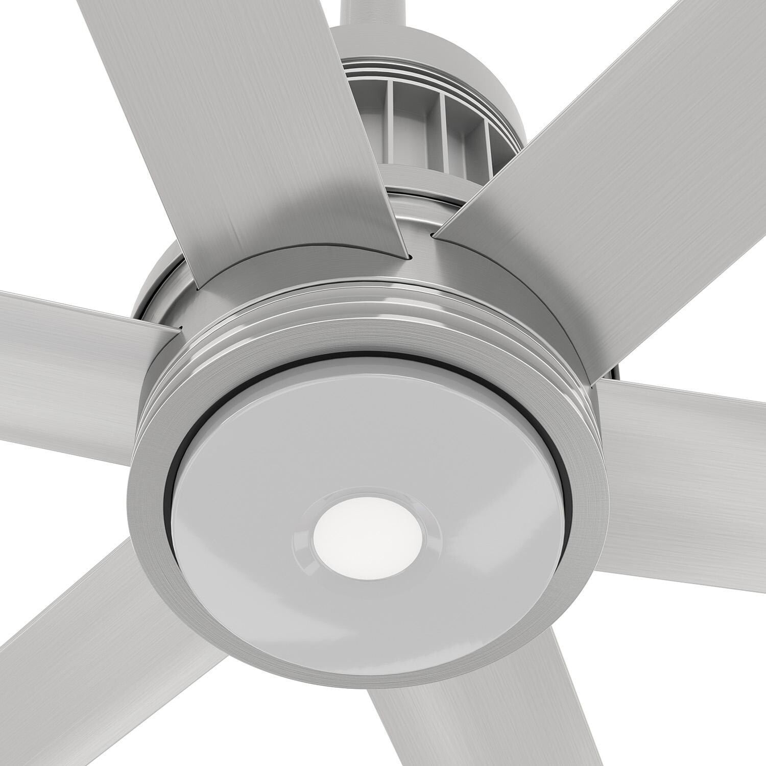 Big Ass Fans i6 Outdoor Light Kit Assembly in Brushed Silver - 008550-727