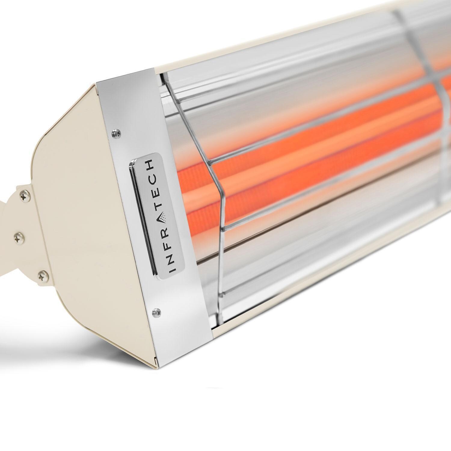 Infratech WD-Series 48 Inch 5200W Dual Element Electric Patio Heater - 240V - Almond - WD5224AL