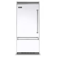 Viking Professional 5 Series 36-Inch 20.4 Cu. Ft. Built-In Right Hinge Bottom Freezer Refrigerator - White - VCBB5363ERWH image