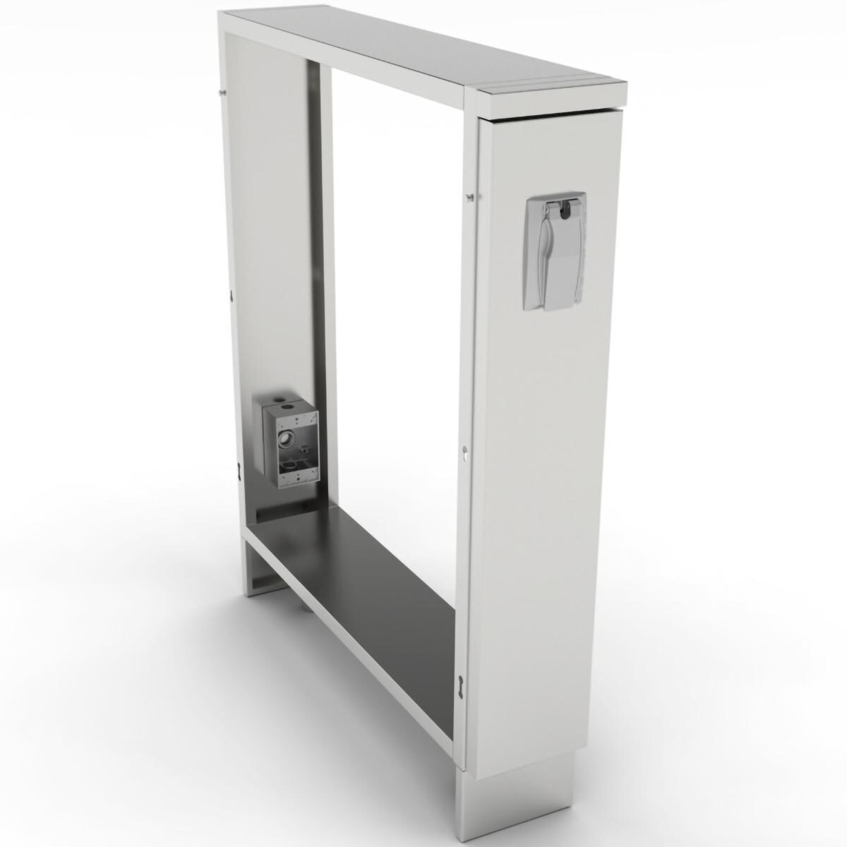 Sunstone 6-in Outdoor Kitchen Island Cabinet Electrical Spacer - SBC6SPEL