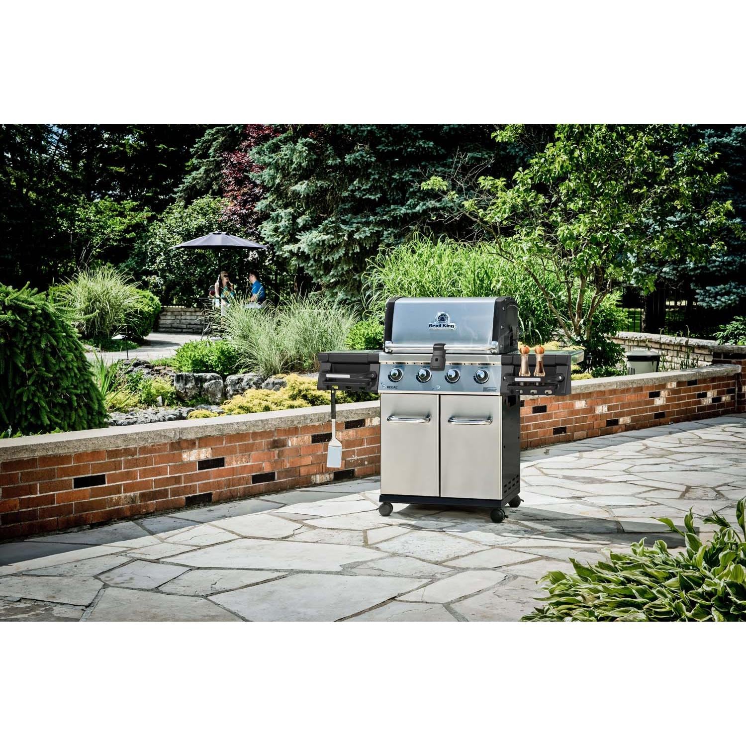 Broil King 956317 Regal S420 Pro 25-Inch Natural Gas Grill - On Patio - Lifestyle thumbnail