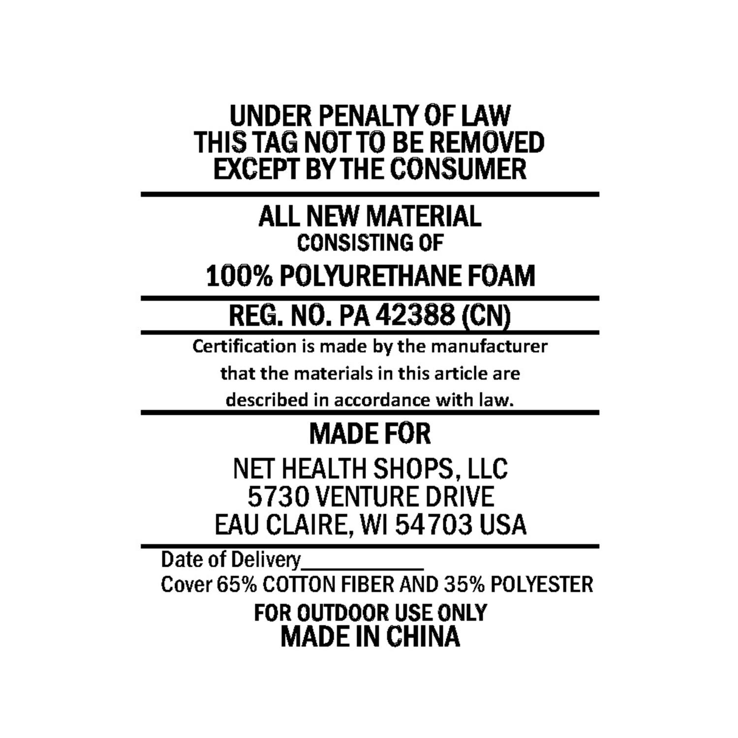 Ultimate Patio Hanging Hammock Chair w/ Cushions - Sunset - Legal - Detail thumbnail