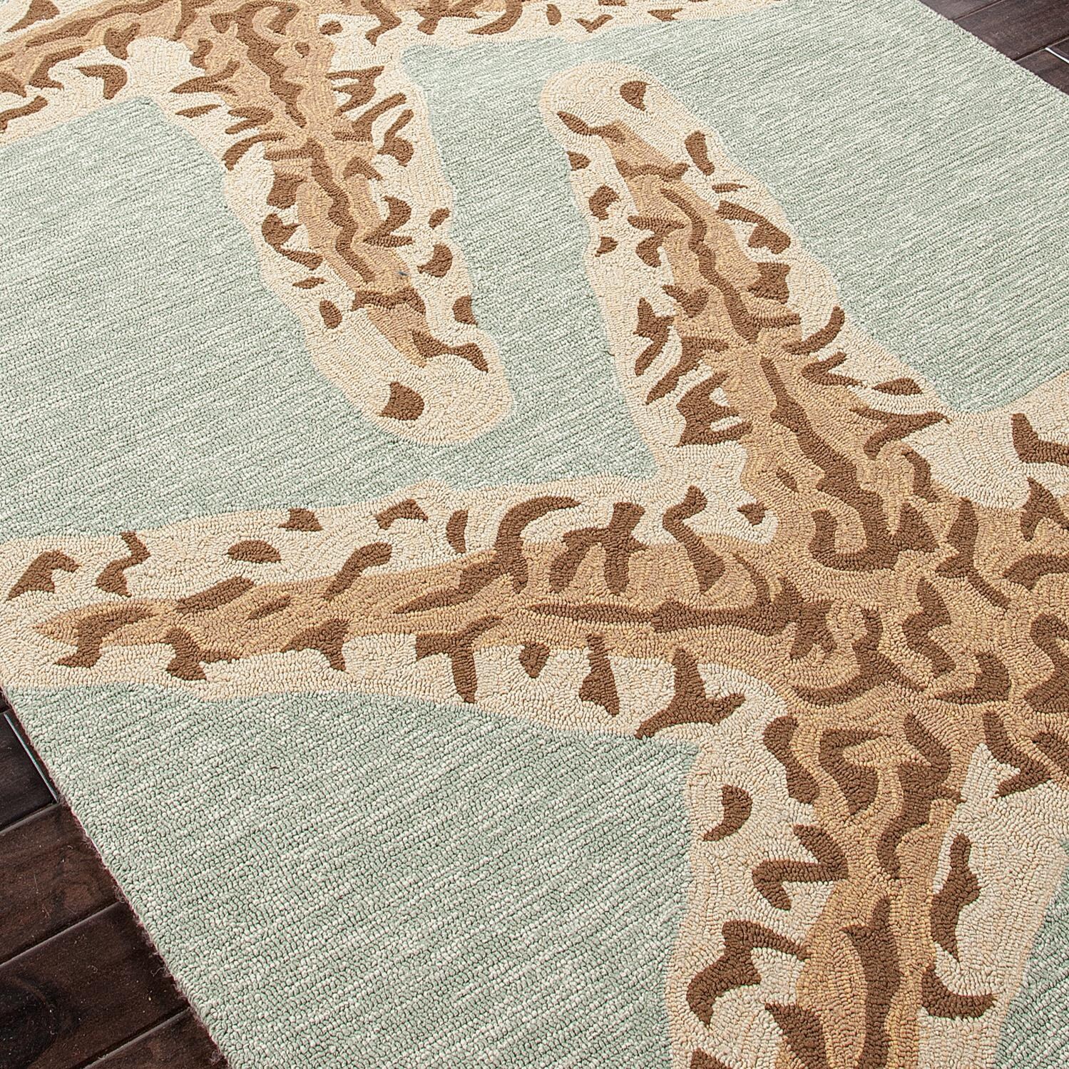 Jaipur Rugs Grant Sea Star 3.6 X 5.6 Indoor/Outdoor Rug - Angle View thumbnail